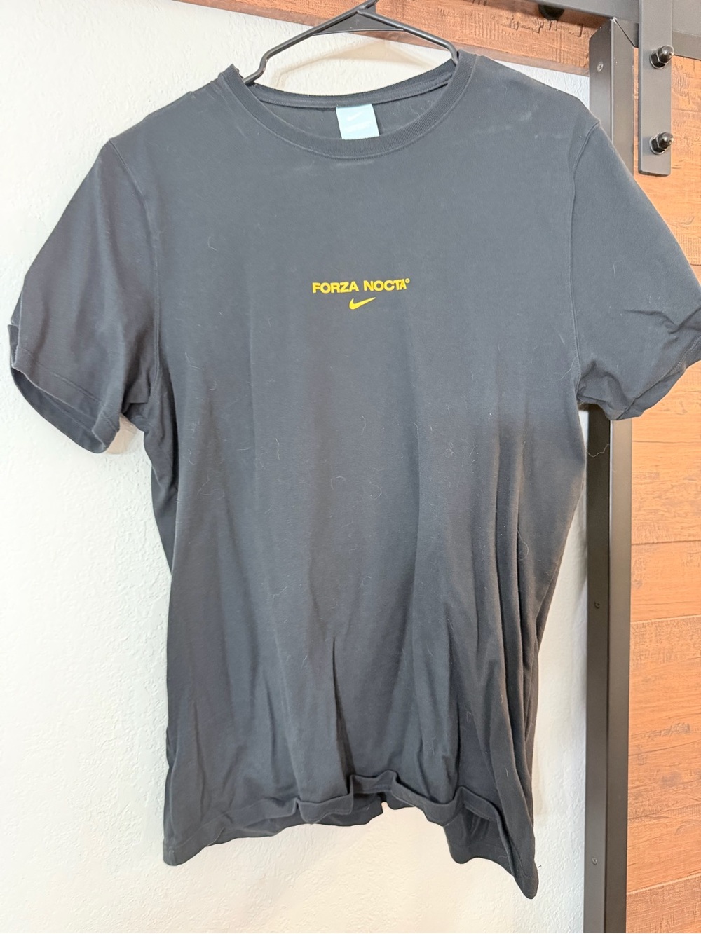 Nike Black Tee with Small Yellow Forza Nocta Logo